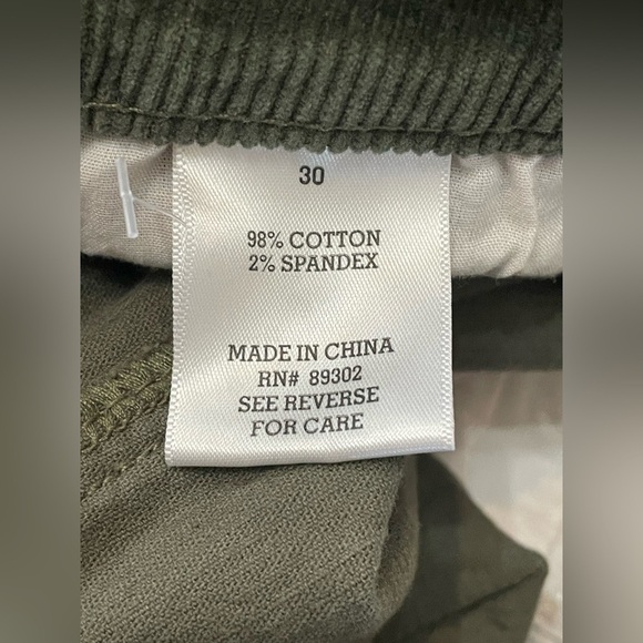 Altar'd State Corduroy Flare Bell Bottom Raw Hem Jeans‎ Size 30 - Picture 11 of 11